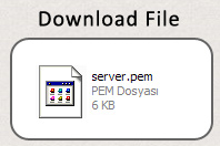 server.pem file
